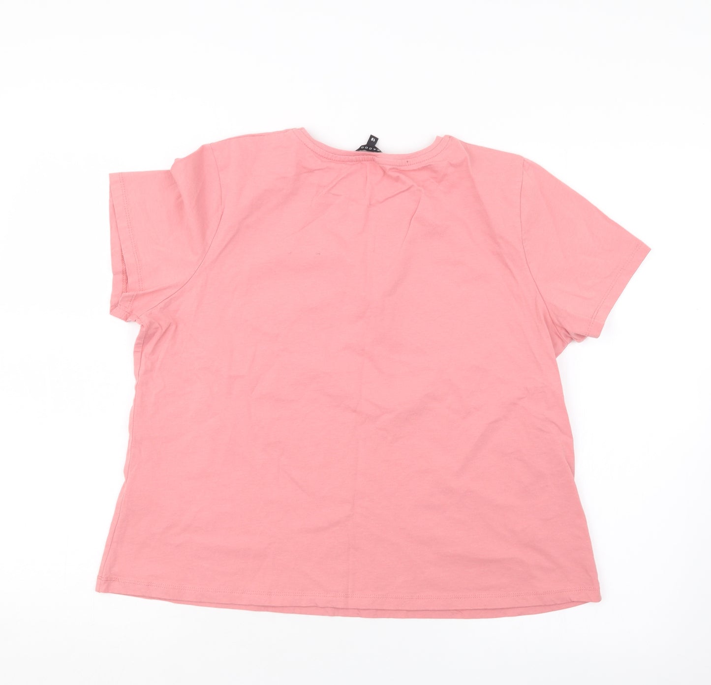 Peacocks Womens Pink   Basic T-Shirt Size 18