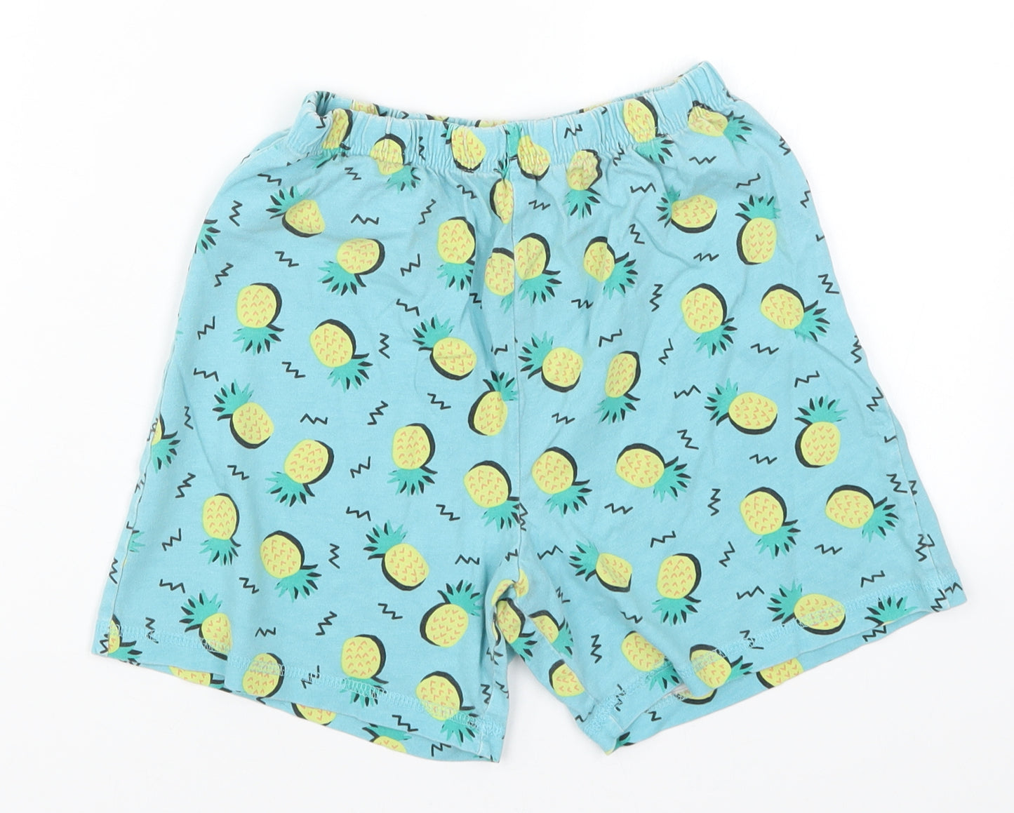 TU Boys Blue   Sweat Shorts Size 11-12 Years - Pineapple Pyjama Shorts