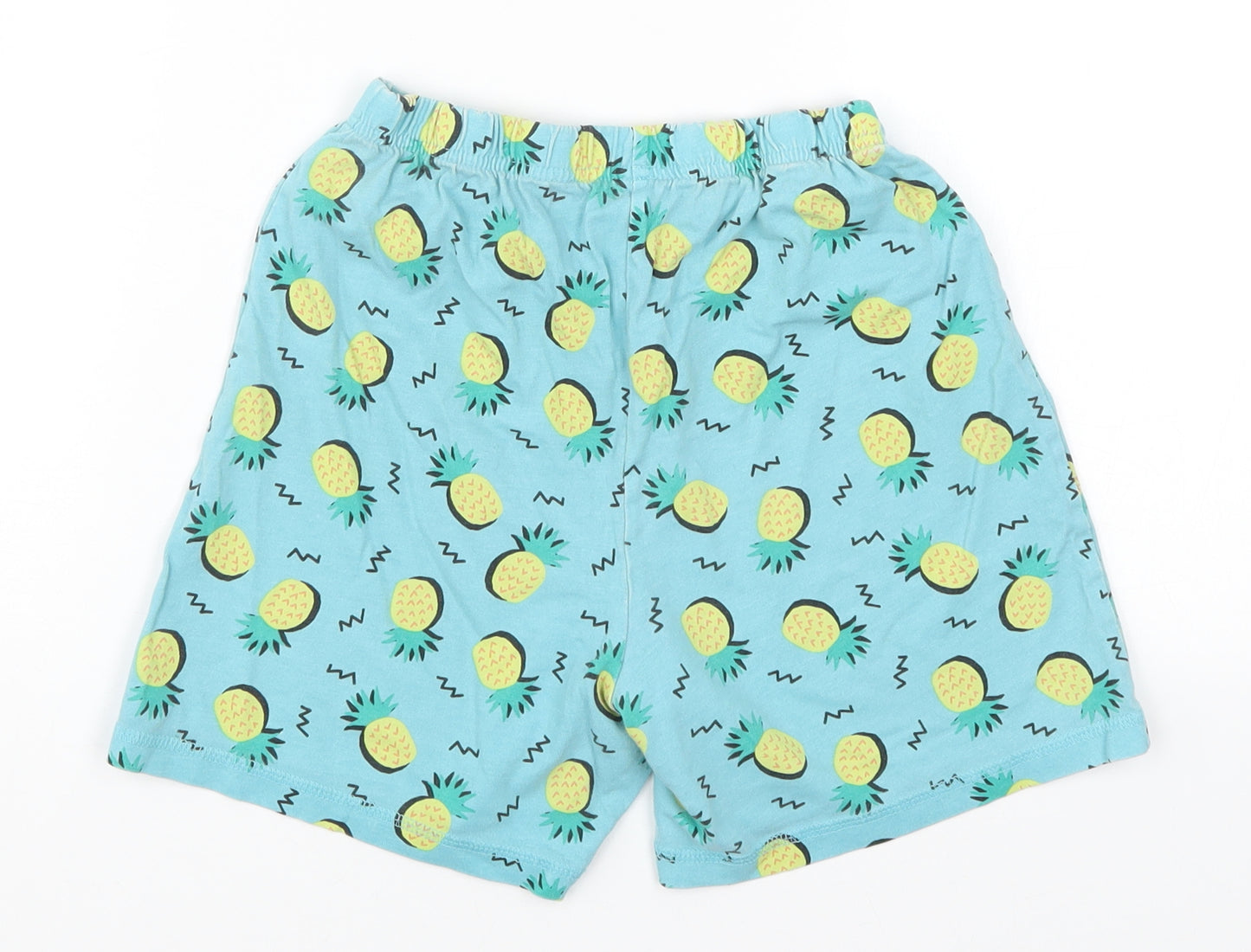 TU Boys Blue   Sweat Shorts Size 11-12 Years - Pineapple Pyjama Shorts