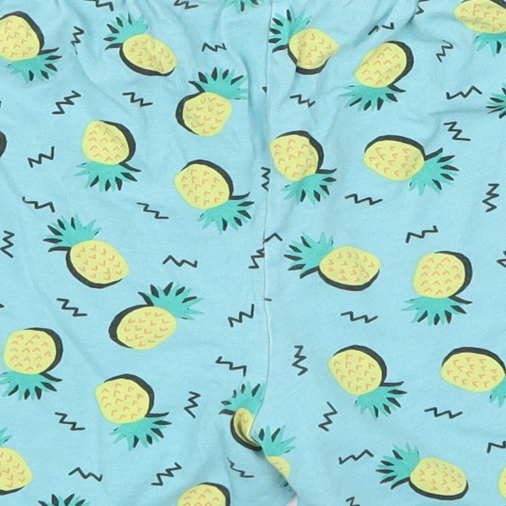 TU Boys Blue   Sweat Shorts Size 11-12 Years - Pineapple Pyjama Shorts