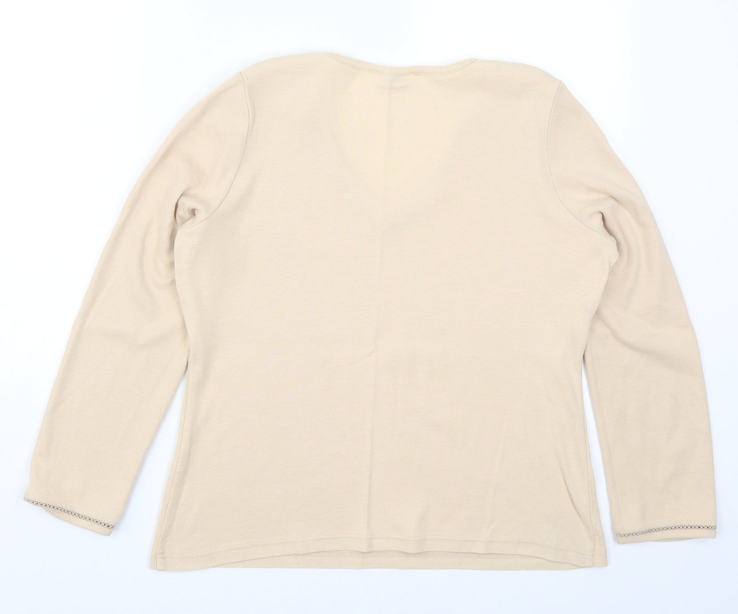 Berkertex Womens Beige   Basic T-Shirt Size 16