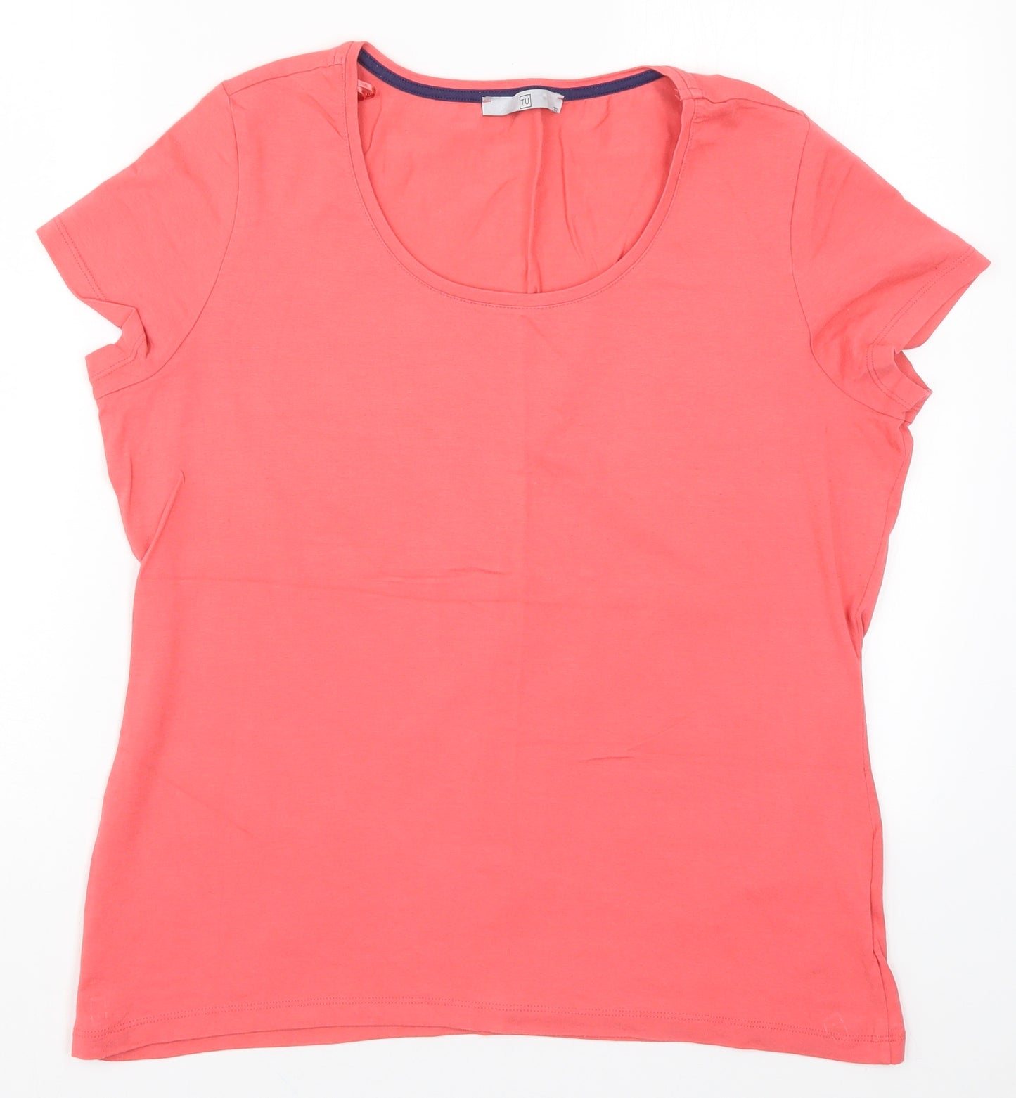TU Womens Pink   Basic T-Shirt Size 20