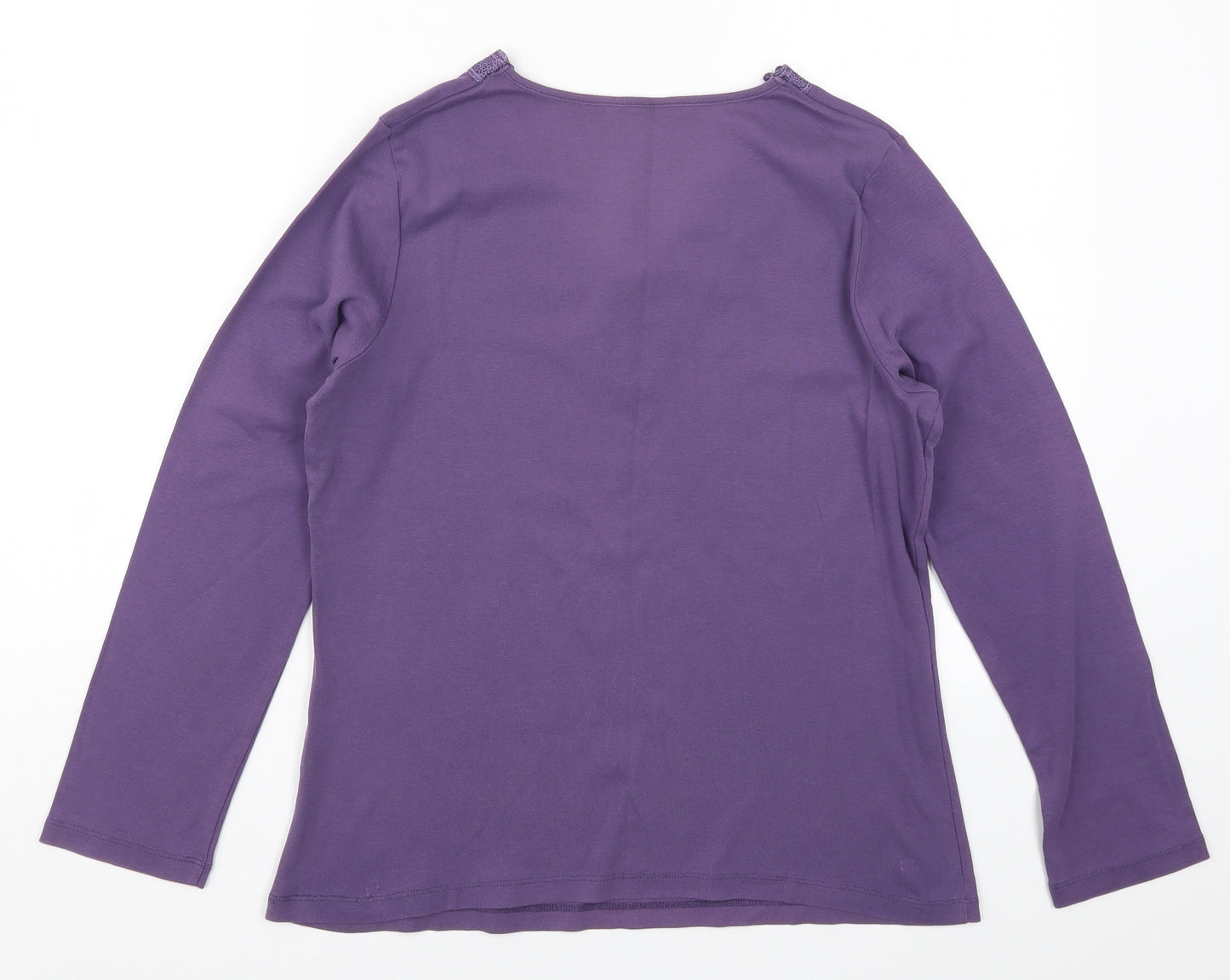 BHS Womens Purple   Basic T-Shirt Size 16