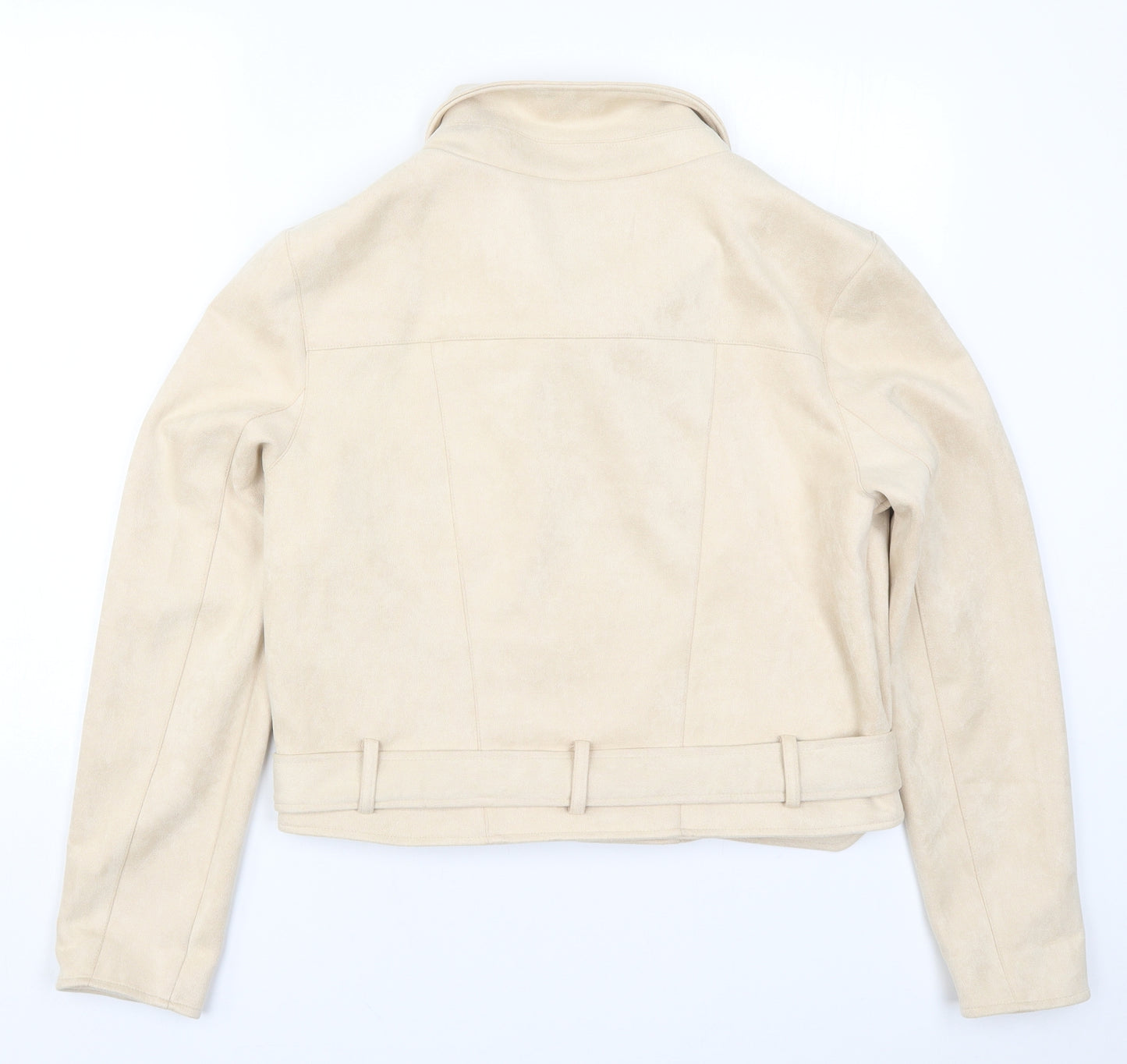 PRETTYLITTLETHING Womens Beige   Jacket  Size 14