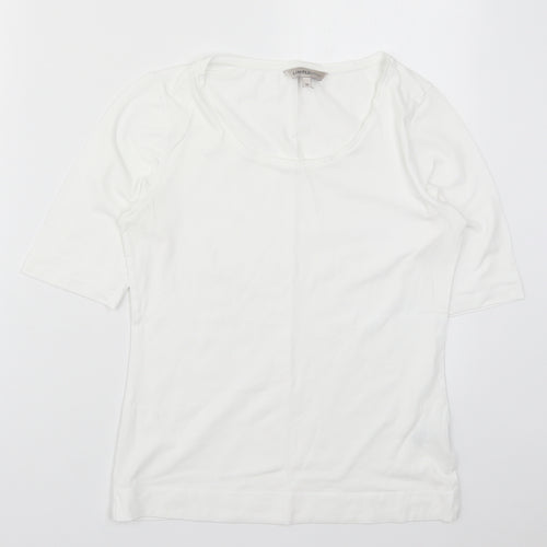 Marks and Spencer Womens White   Basic T-Shirt Size 10