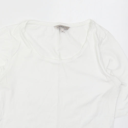 Marks and Spencer Womens White   Basic T-Shirt Size 10