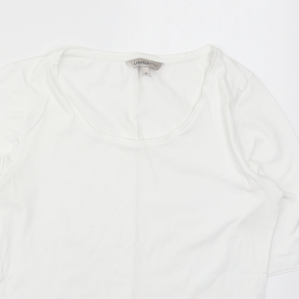 Marks and Spencer Womens White   Basic T-Shirt Size 10