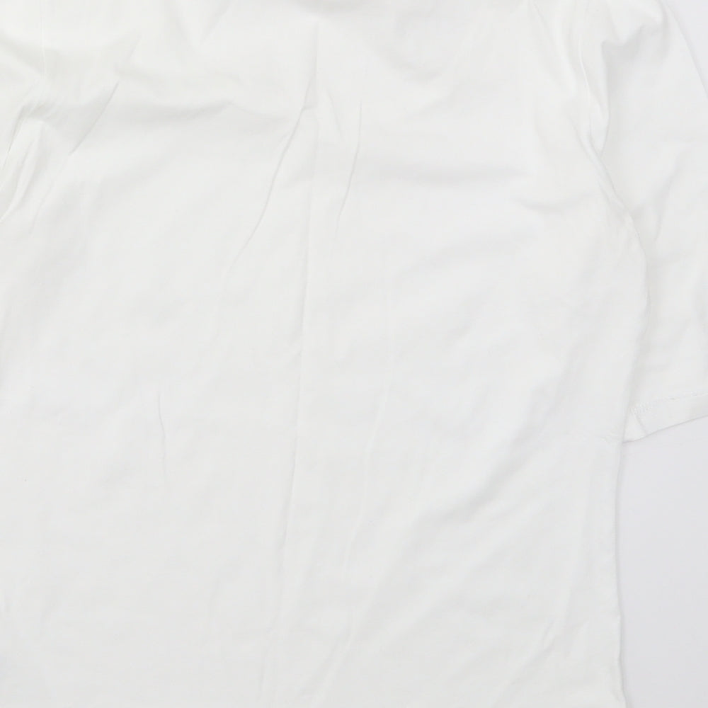 Marks and Spencer Womens White   Basic T-Shirt Size 10