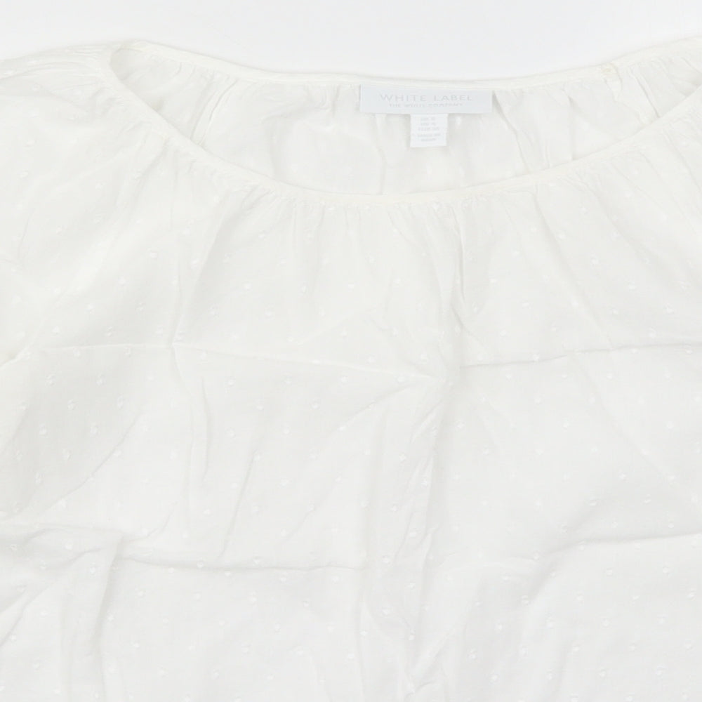 The White Company Womens White   Basic Blouse Size 8