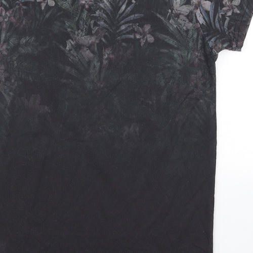 Primark Boys Black Floral  Basic T-Shirt Size 11-12 Years  - Five Boroughs New York City