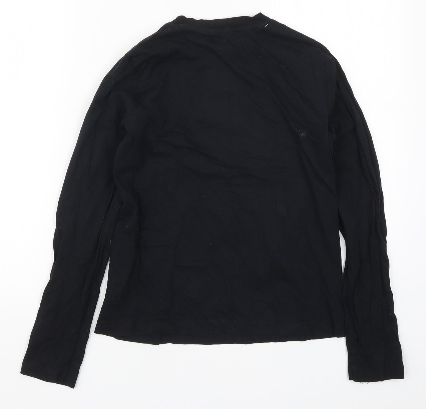 Primark Boys Black   Basic T-Shirt Size 12-13 Years  - 56 Brklyn State Div