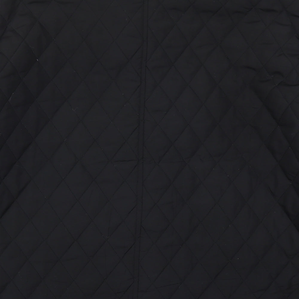 Matalan Mens Black   Quilted Coat Size 2XL