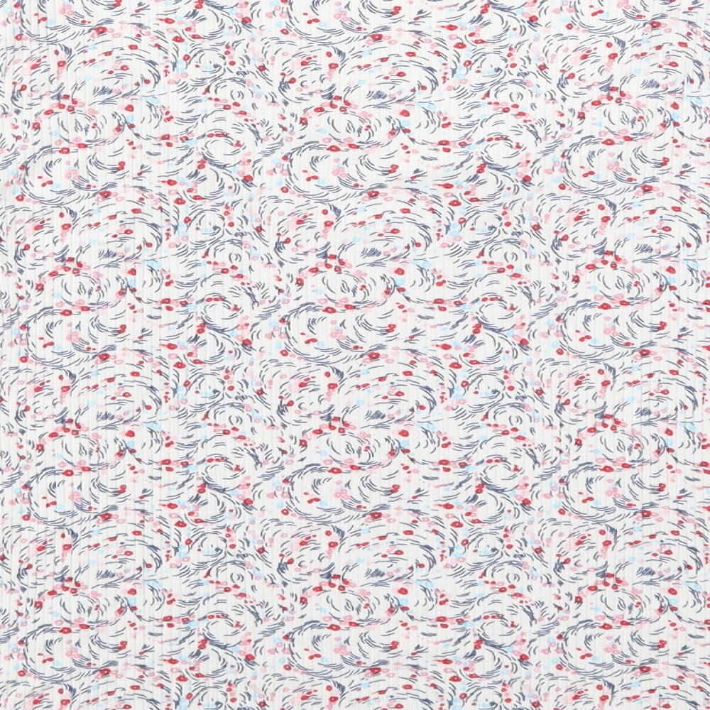 Marks and Spencer Womens Multicoloured Floral  Basic T-Shirt Size 20