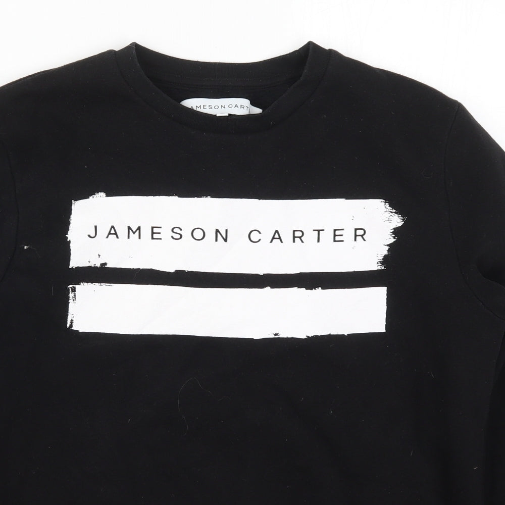 Jameson Carter Mens Black   Pullover Sweatshirt Size M