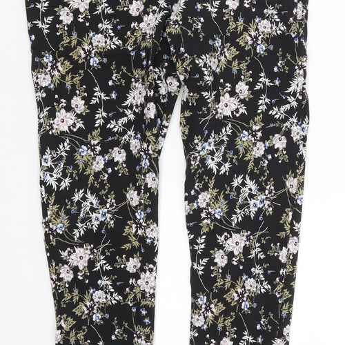 Atmosphere Womens Multicoloured Floral  Carrot Leggings Size 14 L27.5 in