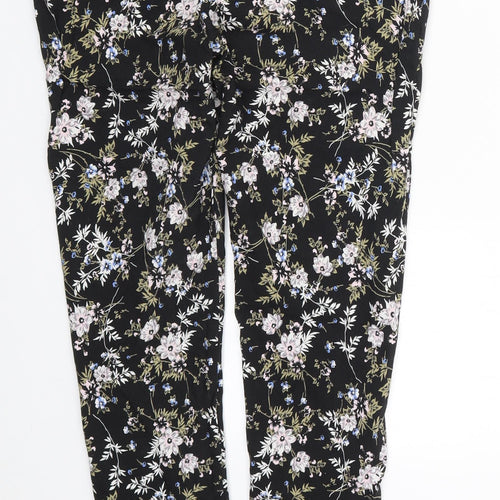 Atmosphere Womens Multicoloured Floral  Carrot Leggings Size 14 L27.5 in