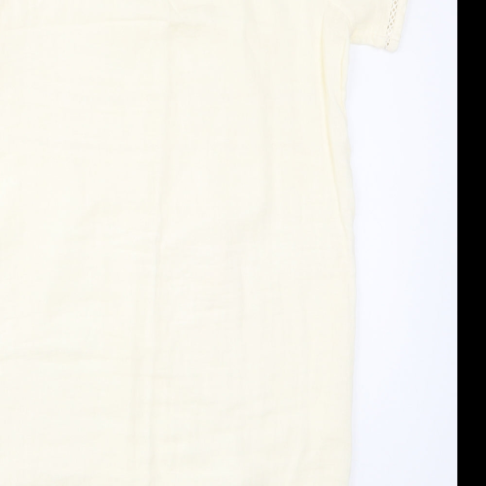 Marks and Spencer Womens Beige   T-Shirt Dress  Size 12