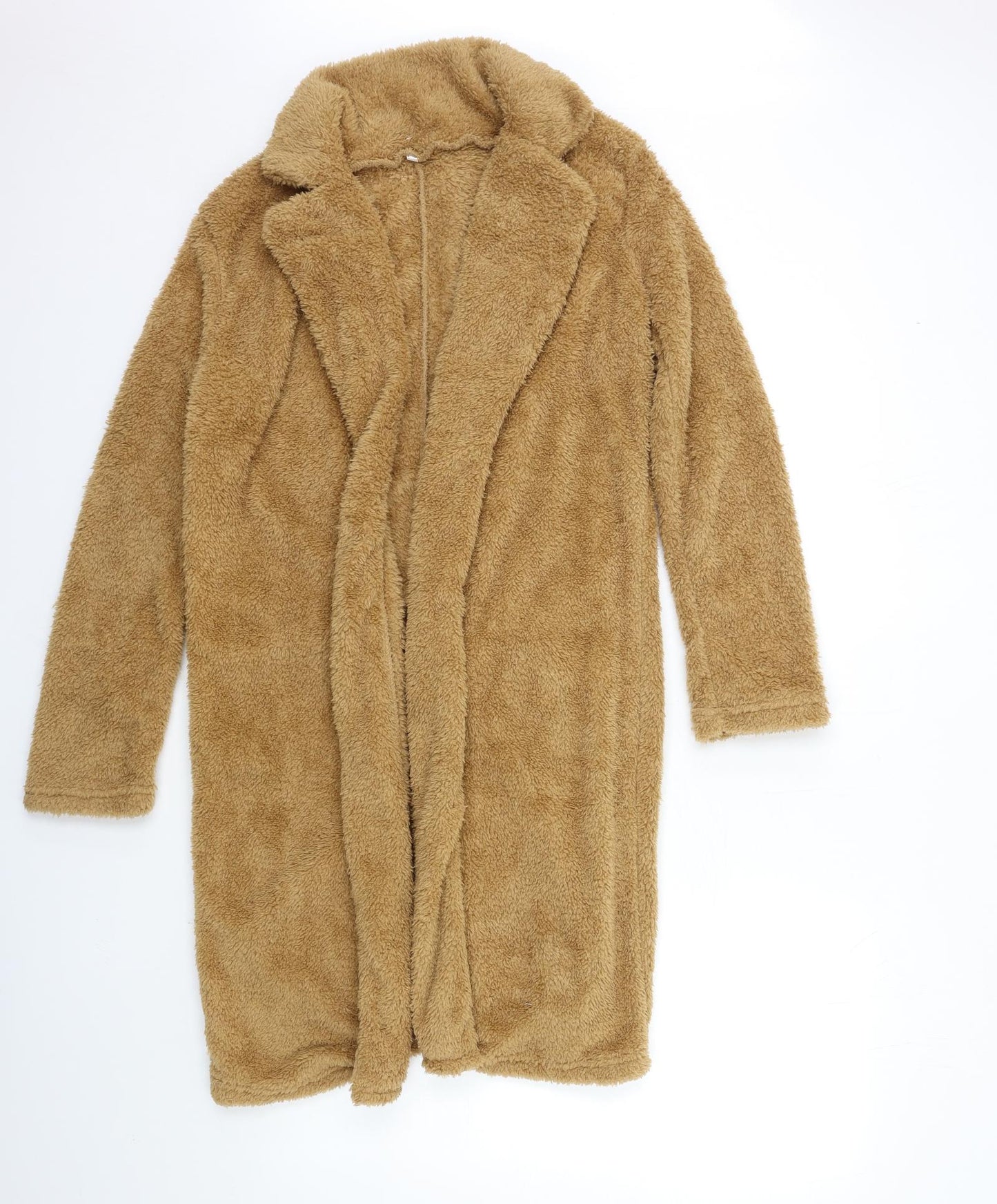 Preworn Womens Brown  Fleece Cardigan Jumper Size S