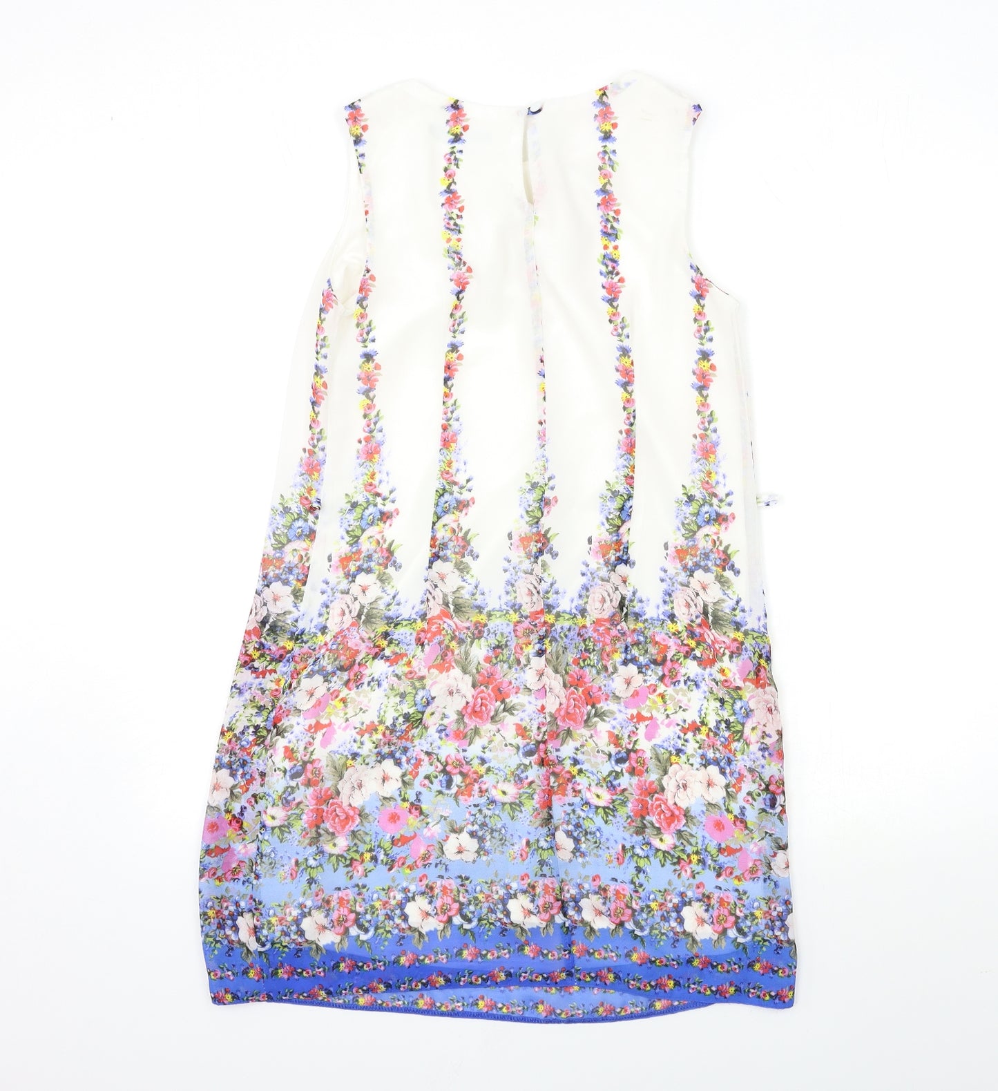 Atmosphere Womens White Floral  Shift  Size 8