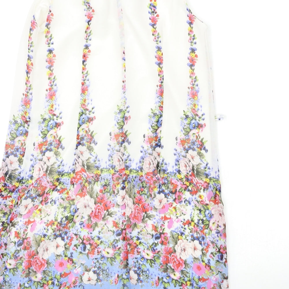 Atmosphere Womens White Floral  Shift  Size 8