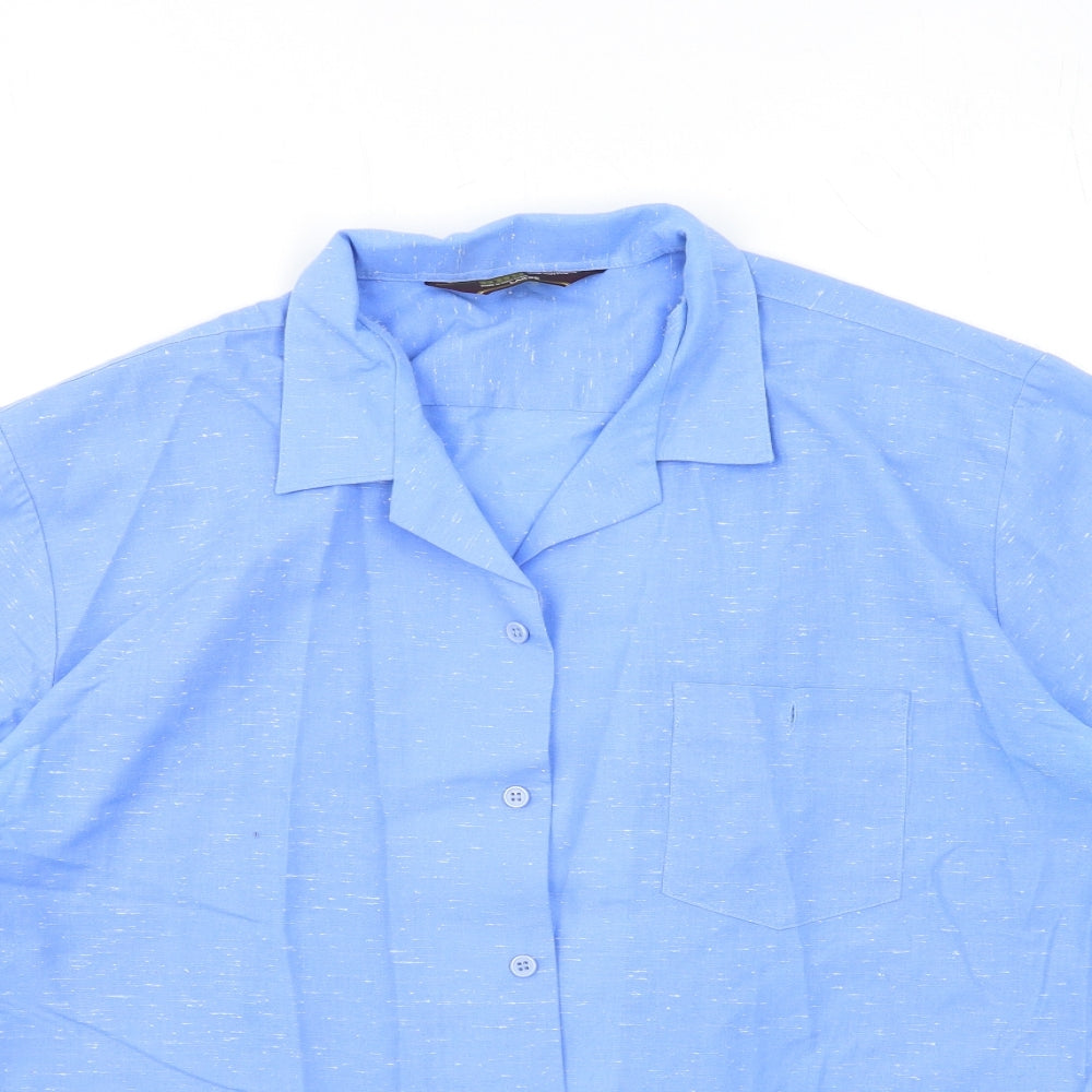 BHS Mens Blue    Dress Shirt Size L