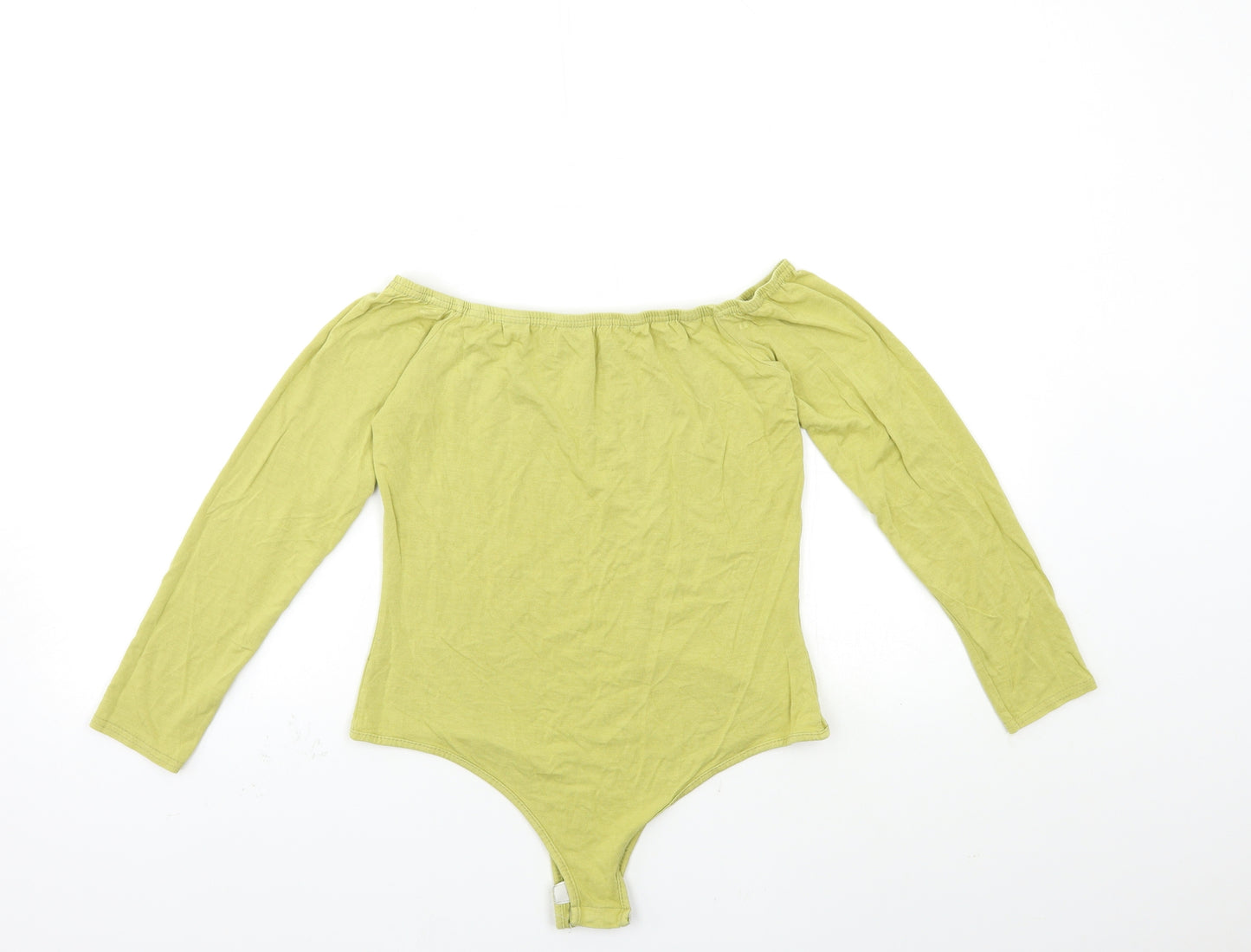 PRETTYLITTLETHING Womens Green   Basic T-Shirt Size 10