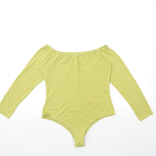 PRETTYLITTLETHING Womens Green   Basic T-Shirt Size 10