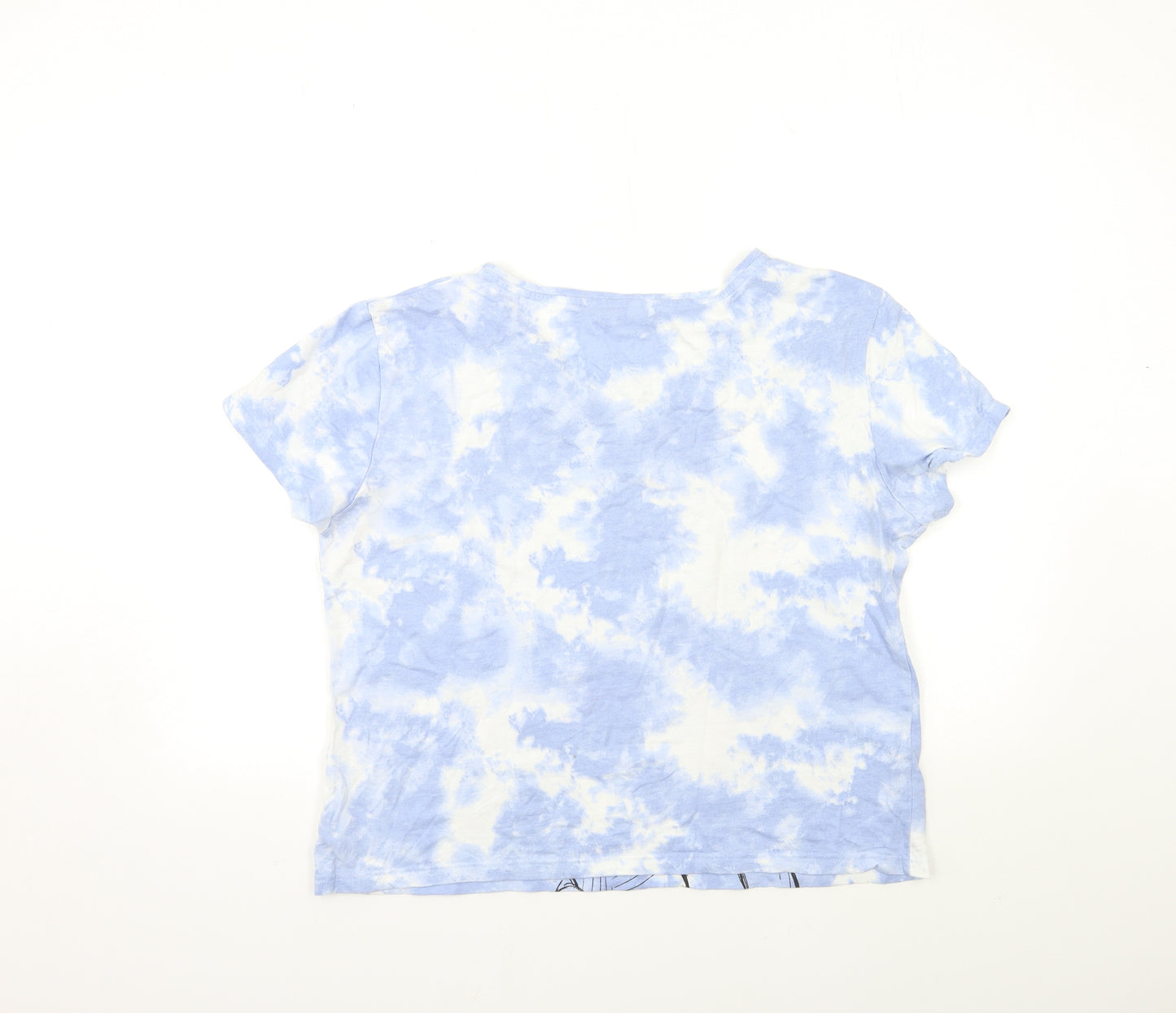 F&F Womens Blue   Basic T-Shirt Size 12  - Little Mermaid