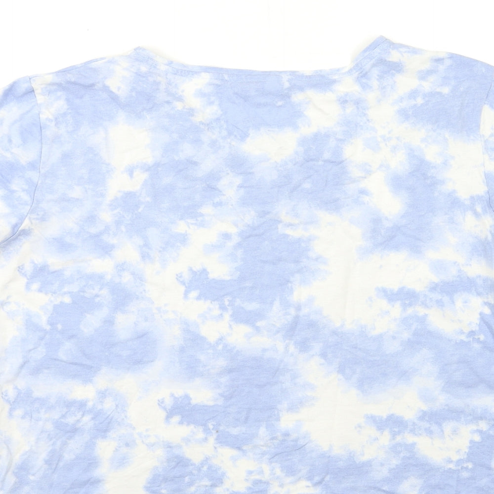 F&F Womens Blue   Basic T-Shirt Size 12  - Little Mermaid