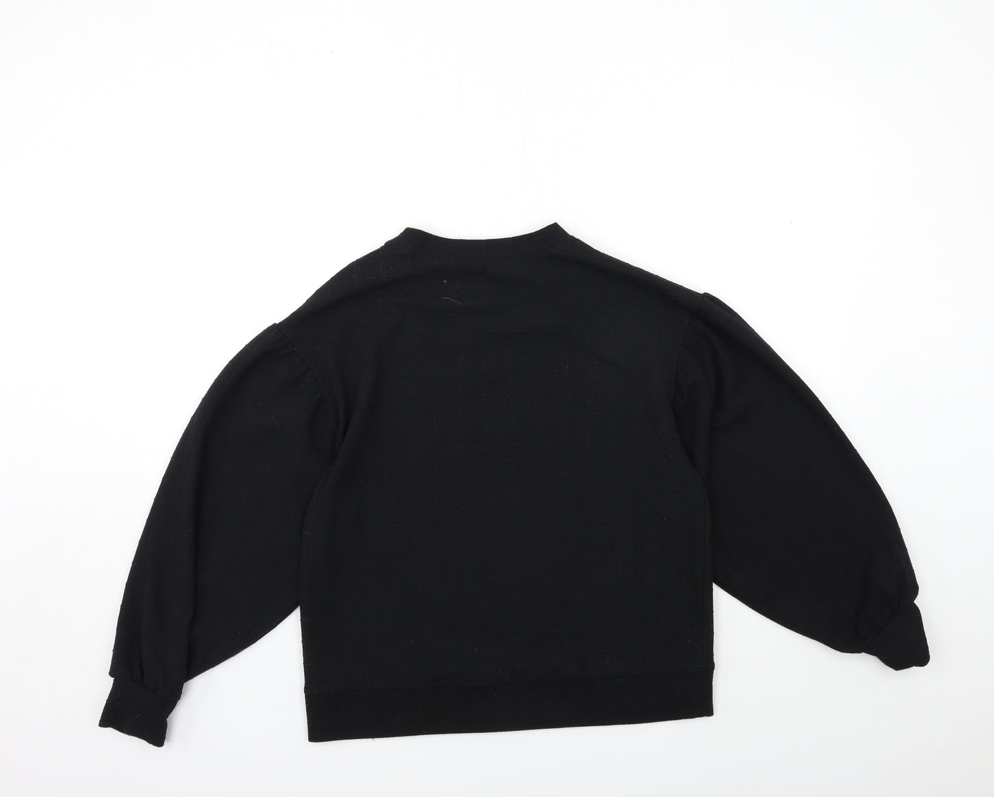 Zara Womens Black   Pullover Sweatshirt Size S