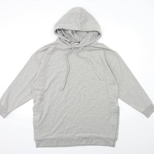 John Lewis Mens Grey   Pullover Hoodie Size S