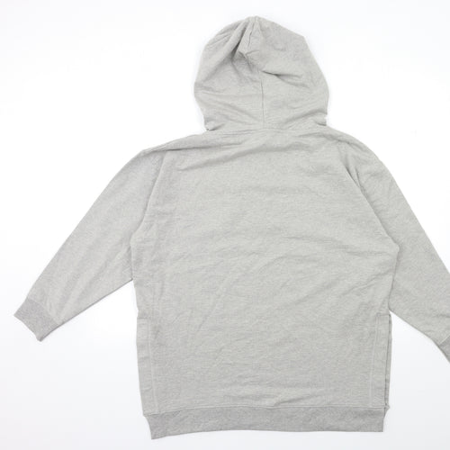 John Lewis Mens Grey   Pullover Hoodie Size S