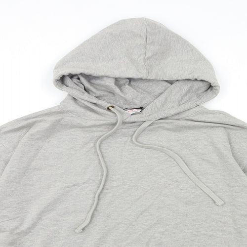 John Lewis Mens Grey   Pullover Hoodie Size S