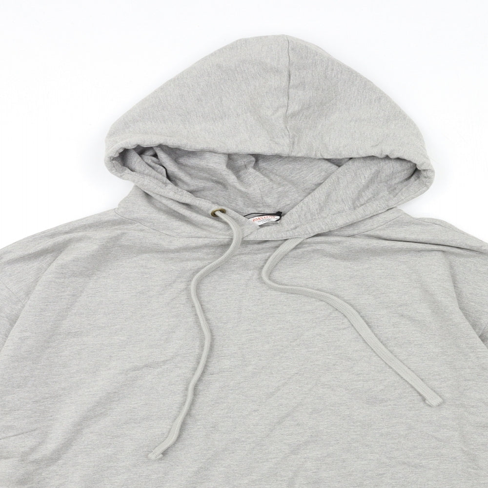 John Lewis Mens Grey   Pullover Hoodie Size S