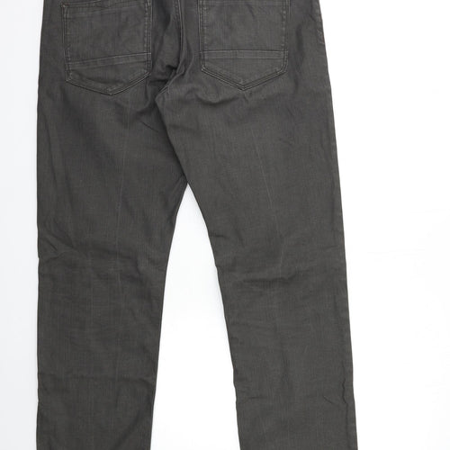 NEXT Mens Green  Denim Straight Jeans Size 36 in L33 in