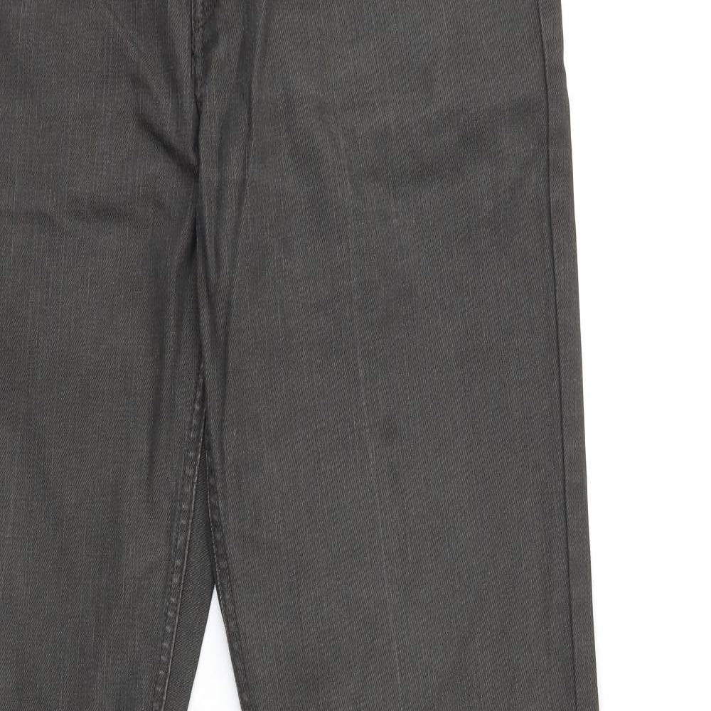 NEXT Mens Green  Denim Straight Jeans Size 36 in L33 in
