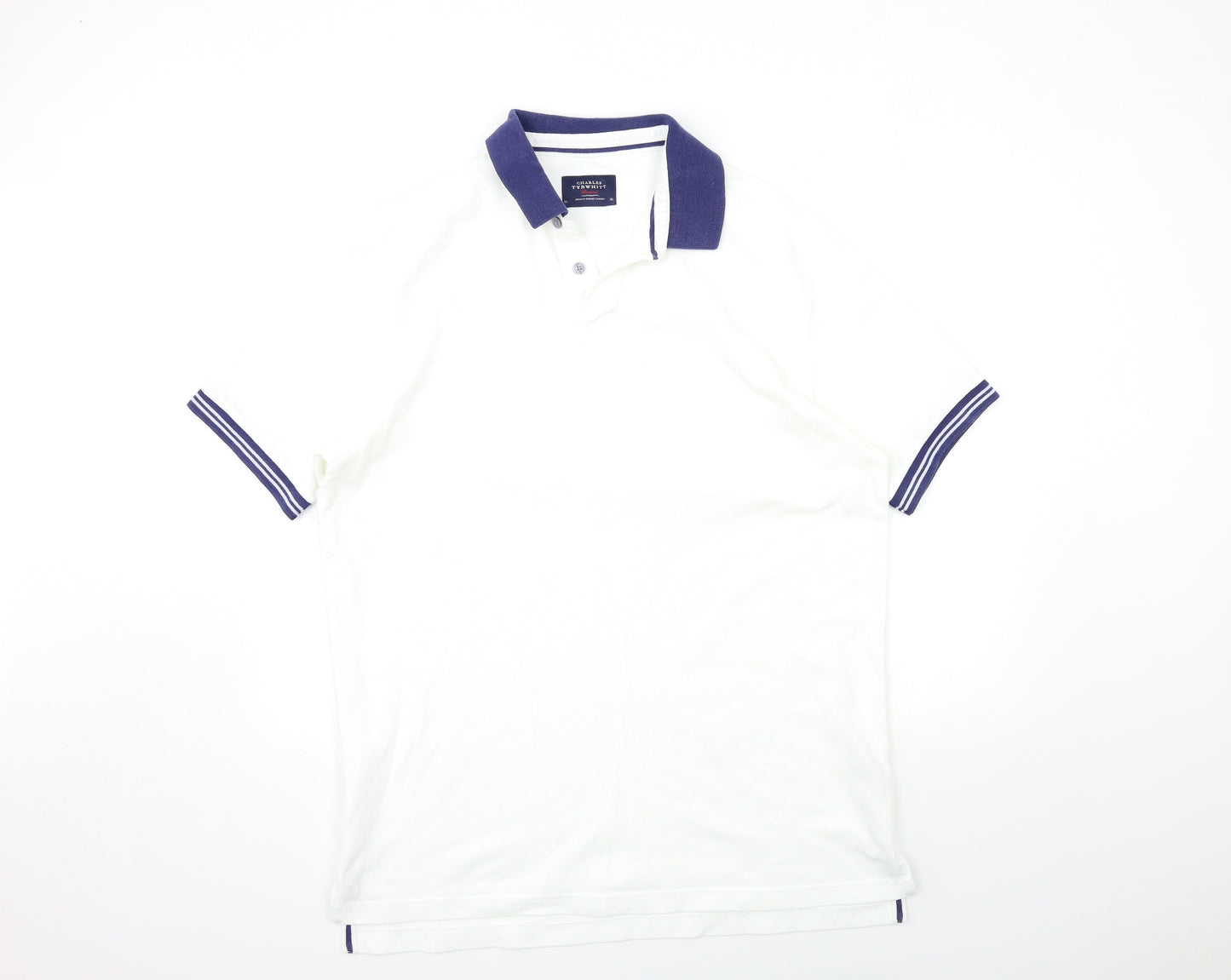 Charles Tyrwhitt Mens White    Polo Size XL