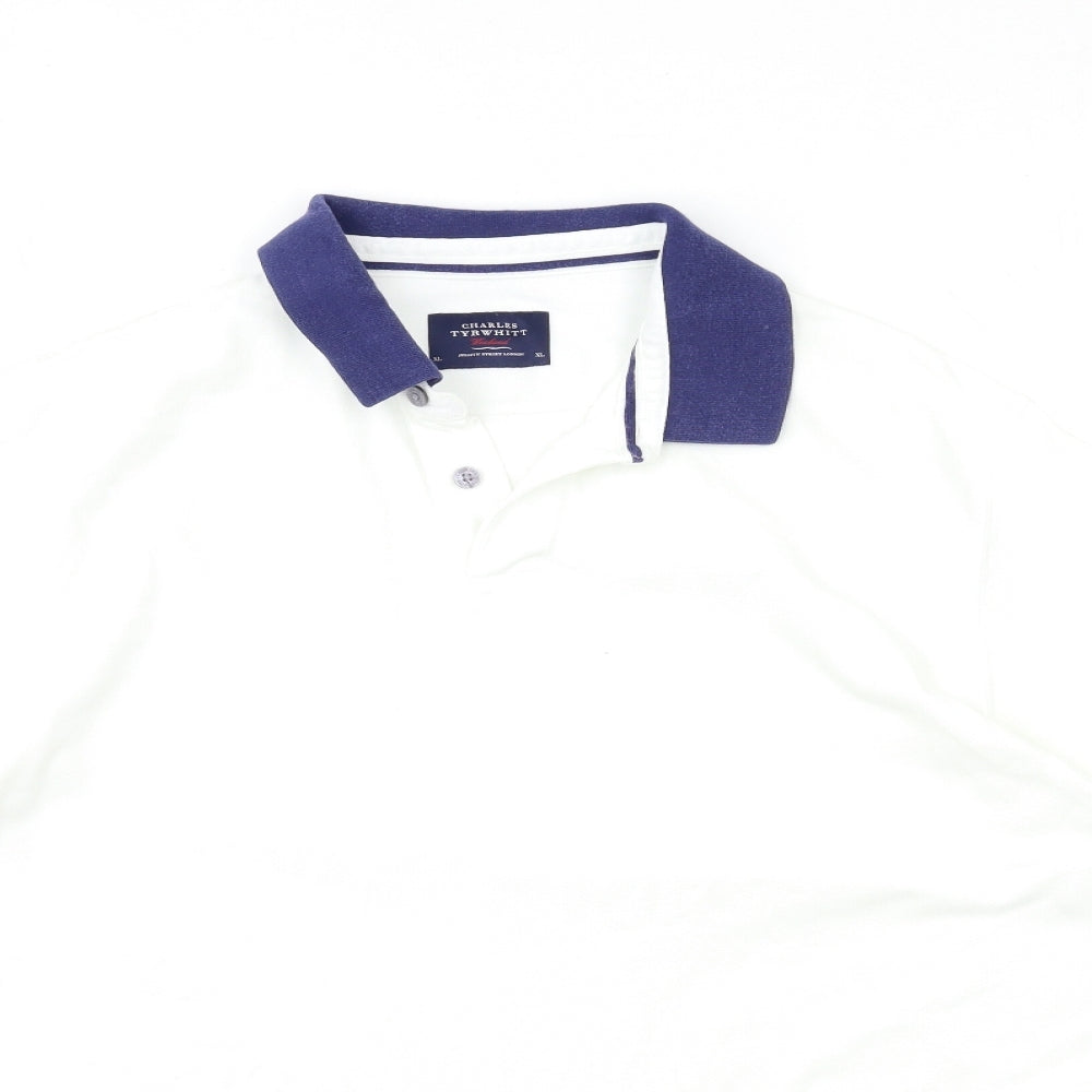 Charles Tyrwhitt Mens White    Polo Size XL