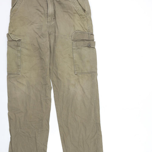 Easy Mens Green   Chino Trousers Size 32 in L30 in