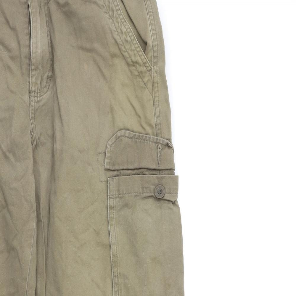 Easy Mens Green   Chino Trousers Size 32 in L30 in