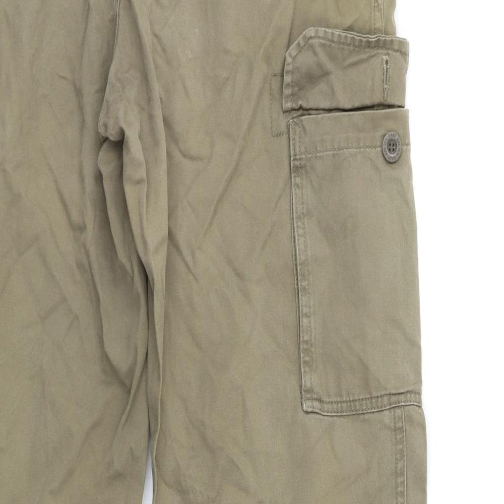Easy Mens Green   Chino Trousers Size 32 in L30 in