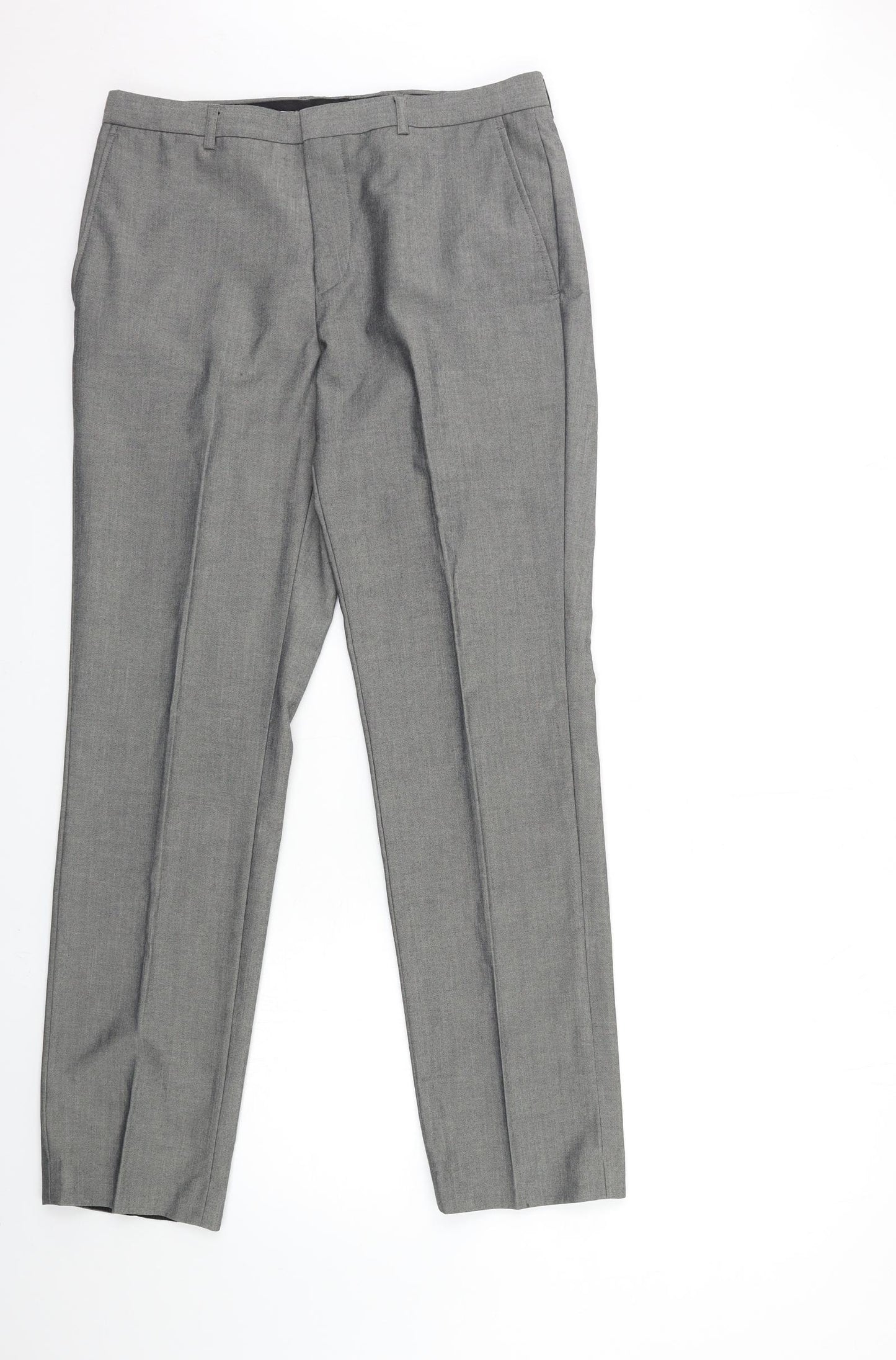 Burton Mens Grey   Dress Pants Trousers Size 32 in L31 in