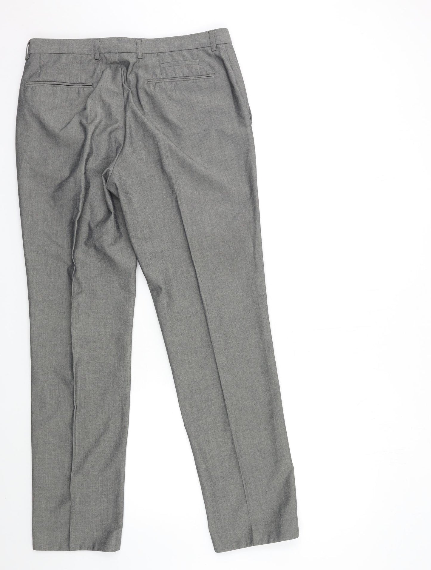 Burton Mens Grey   Dress Pants Trousers Size 32 in L31 in