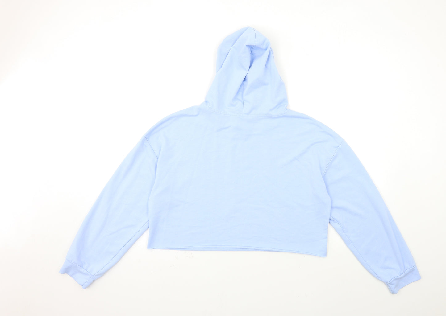 SheIn Womens Blue   Pullover Hoodie Size L  - buttefly