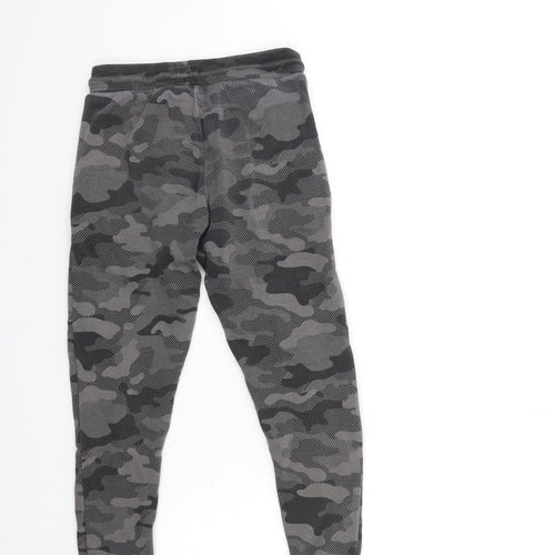 George Boys Green Camouflage  Sweatpants Trousers Size 8-9 Years