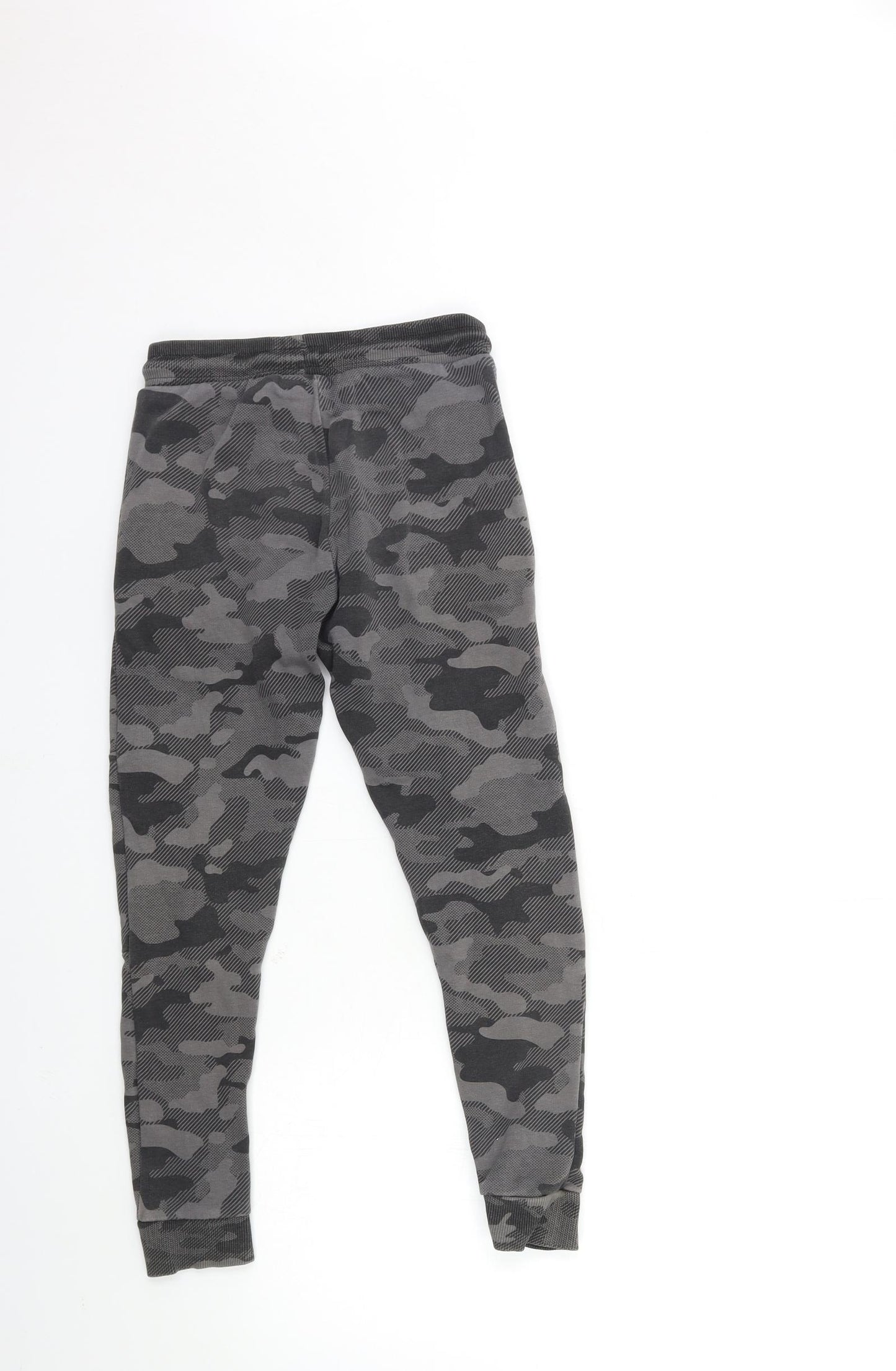 George Boys Green Camouflage  Sweatpants Trousers Size 8-9 Years