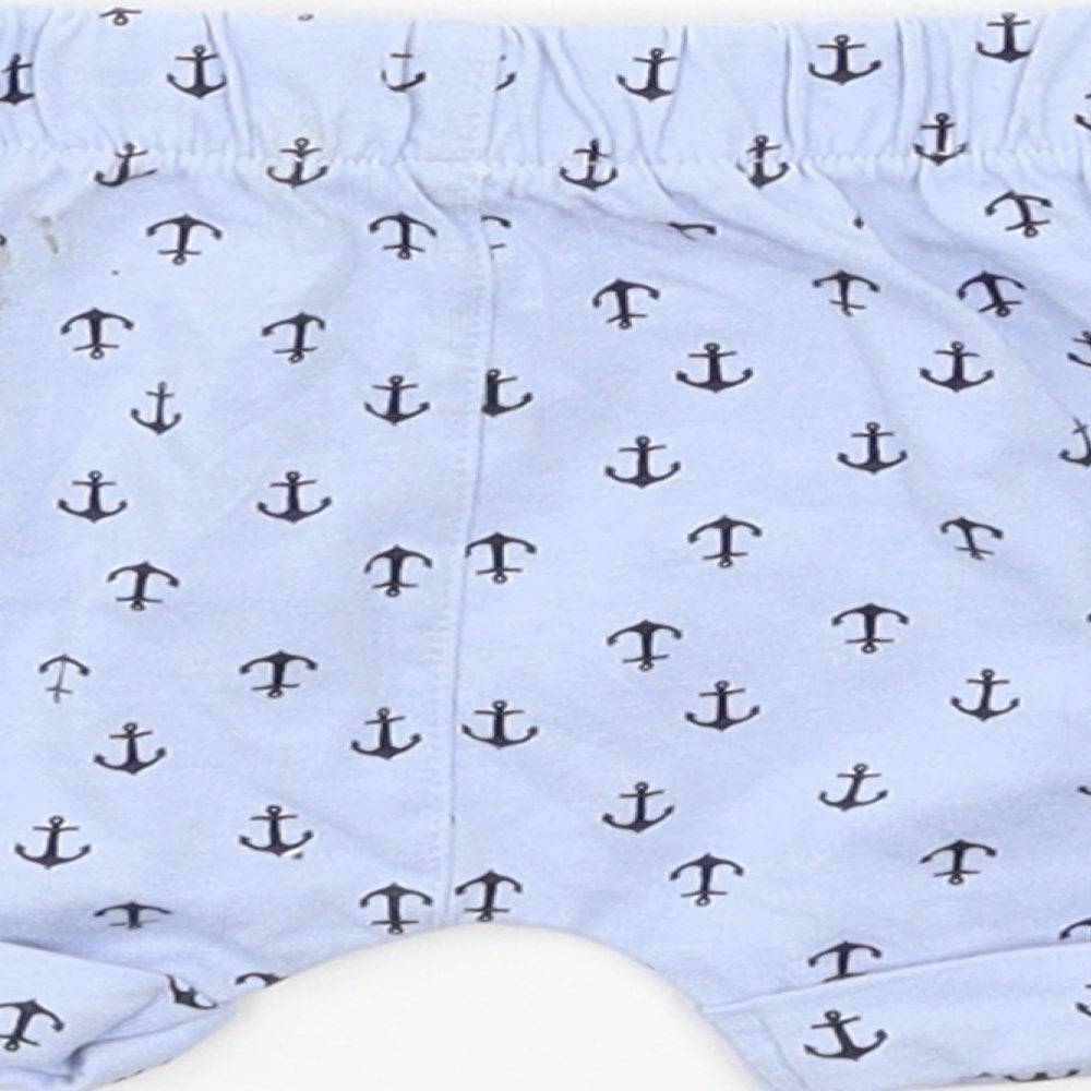 Matalan Baby Blue   Jogger Trousers Size Newborn