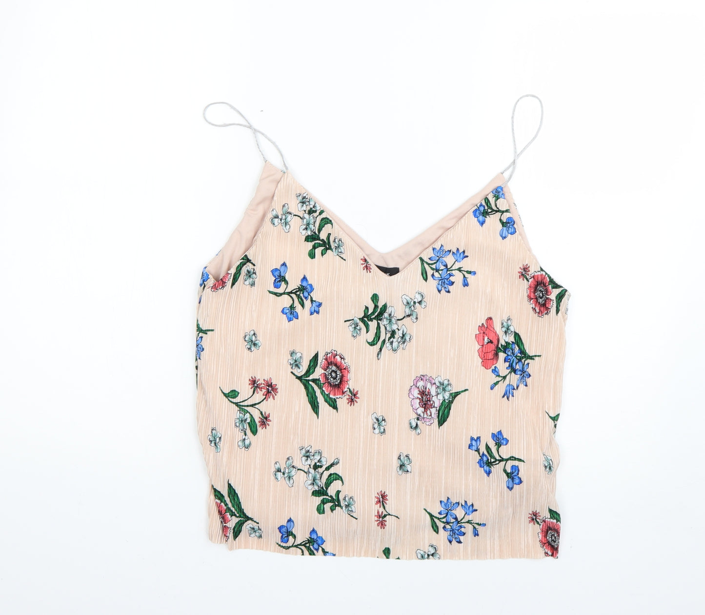New Look Womens Multicoloured Floral  Basic Blouse Size 16