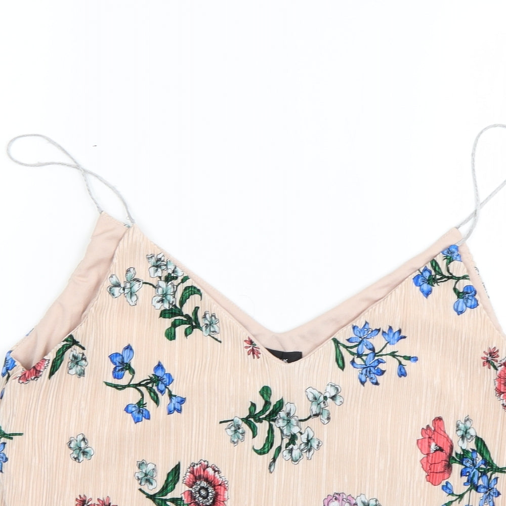New Look Womens Multicoloured Floral  Basic Blouse Size 16