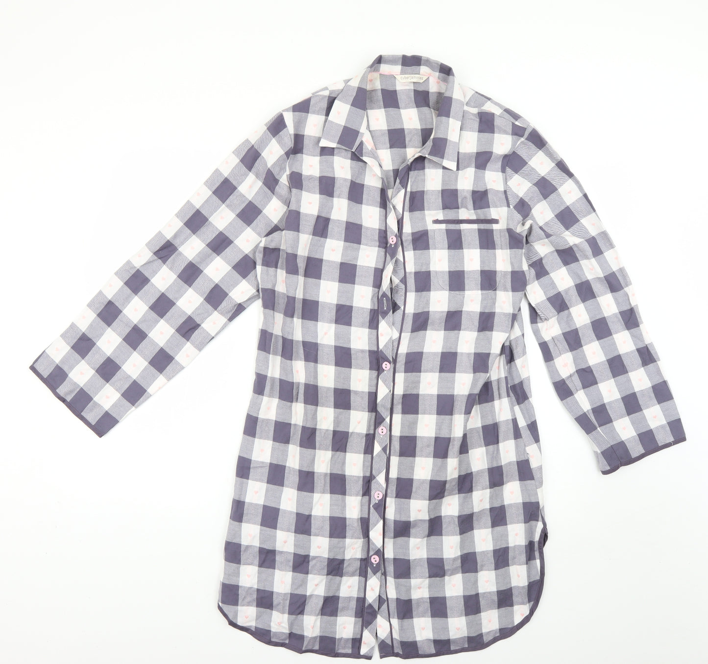 cyber jammies Womens Multicoloured Check  Top Dress Size 12